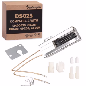 Surface Igniter DS025KX 3.2 to 3.6 Range Universal Gas Oven Igniter, Replacement for Whirlpool 12400035 and More